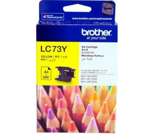 Brother LC73Y yellow ink cartridge
