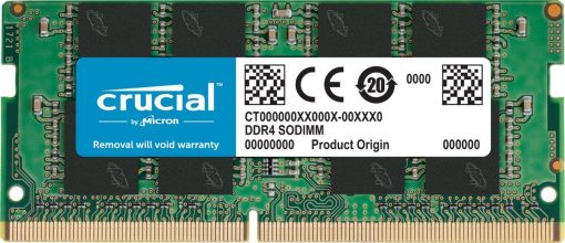 Crucial 16GB DDR4 - 2666 MT/s SODIMM Laptop Memory - CT16G4SFD8266